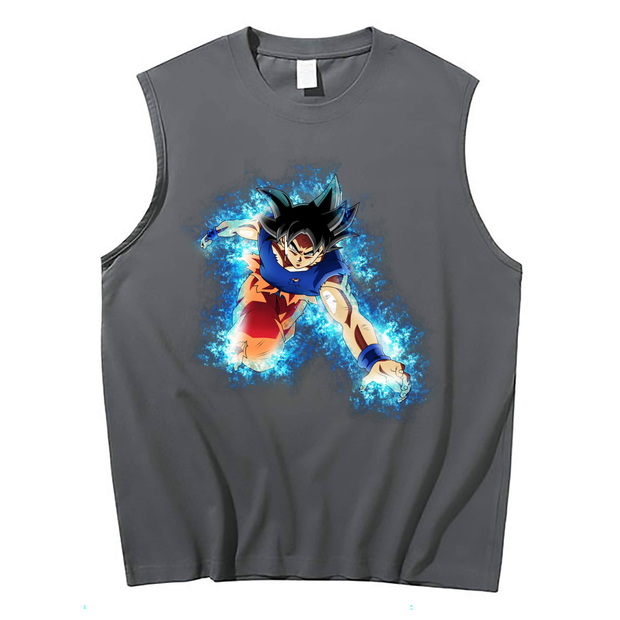 （画像用） ドラゴンボール 孫悟空（そん ごくう）Son Goku カカロット DRAGON BALL Kakarotto コットン100％タンクトップ（フロントプリント）
